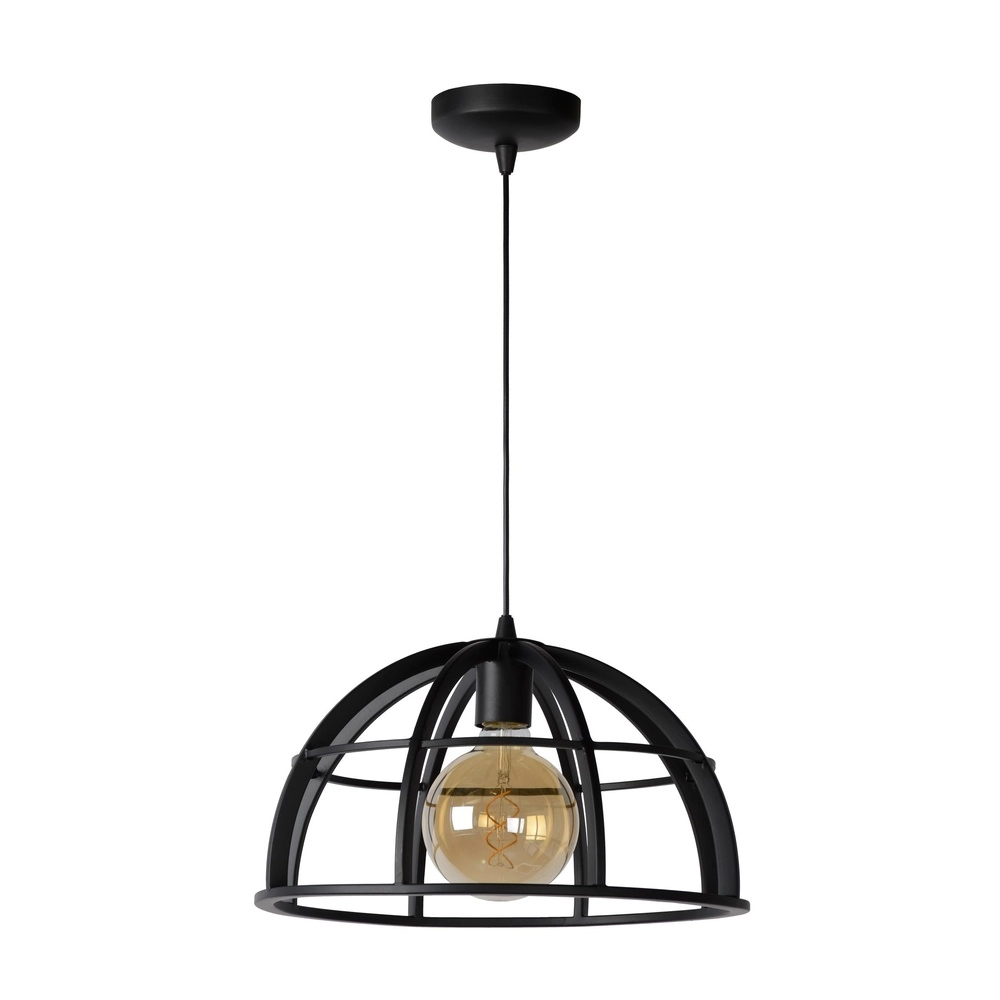 Lampe suspendue Dikra Industrial Black