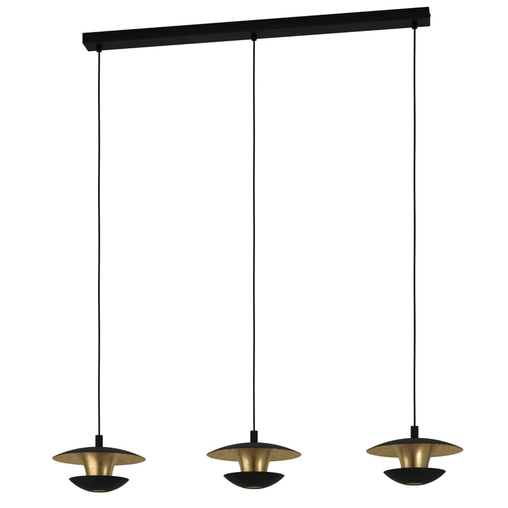 Lampe suspendue design Nuvano 3 lumières