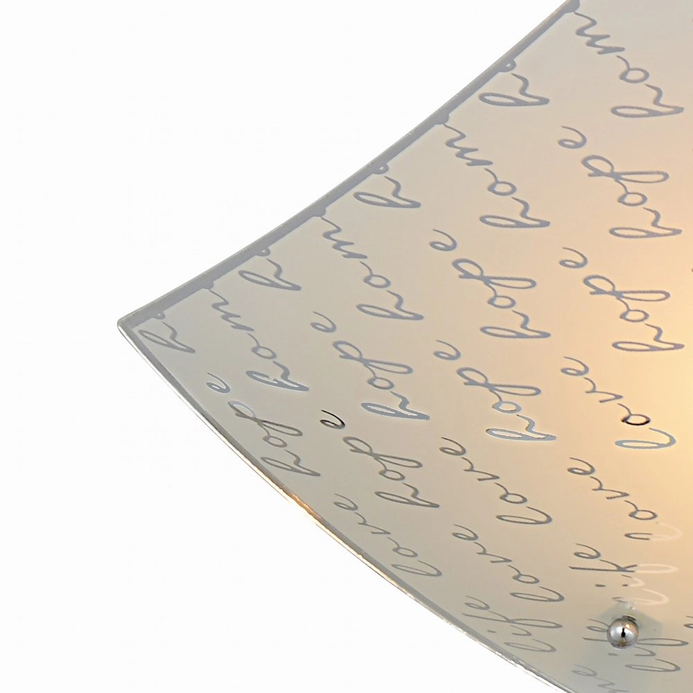 Lampe de plafond Signa 30 Text Trio 4017807364941