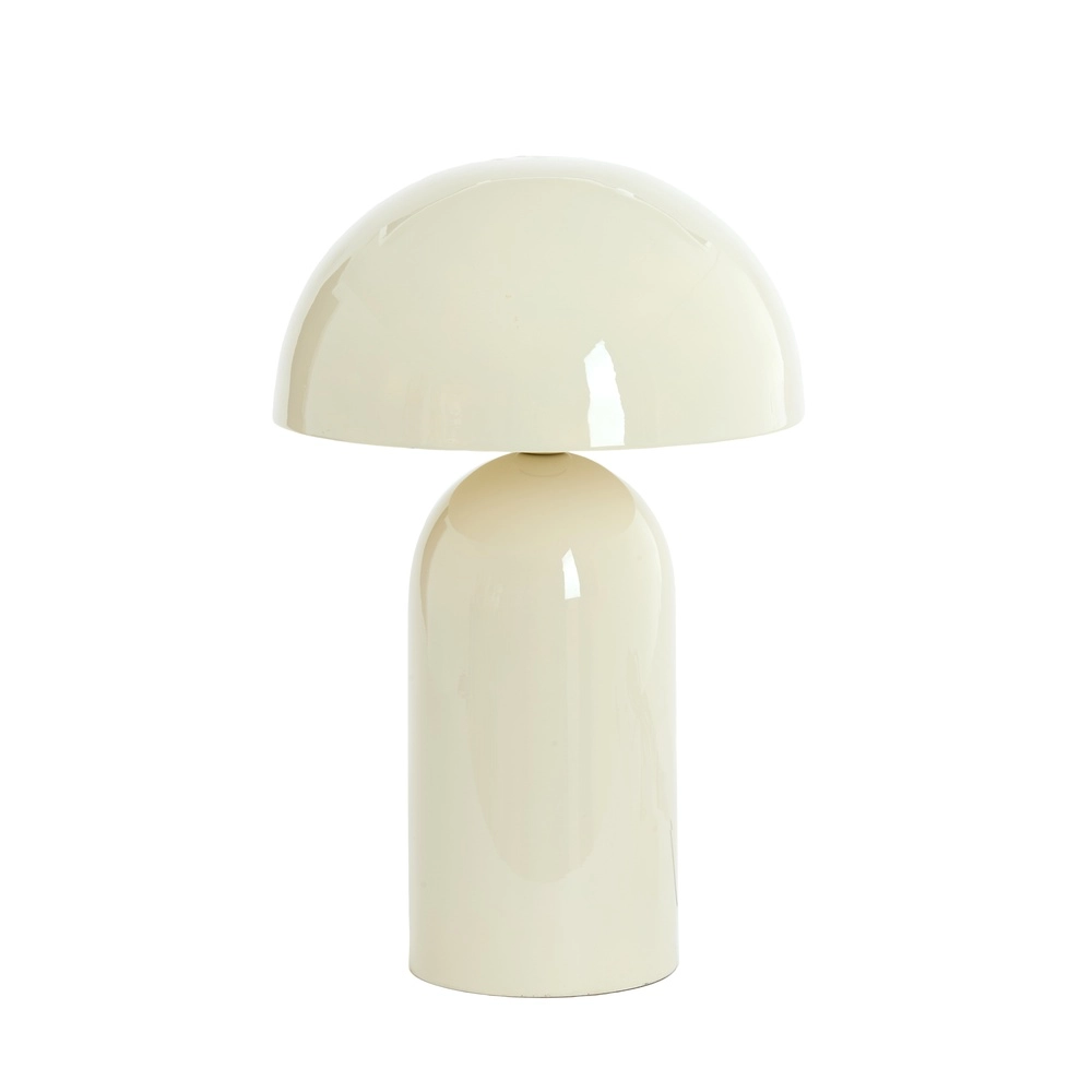 Lampe de table champignon Tolima Crème pour briller - Ø 31cm