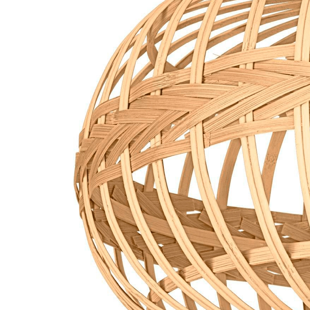 Plafonnier en rotin Amsfield Ø45cm Eglo 9002759437237