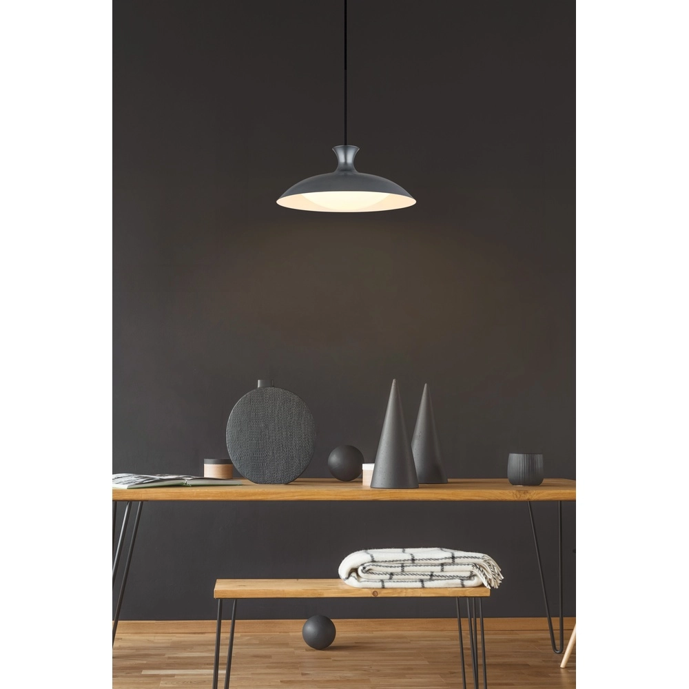 Lampe suspendue grise Rocha conception Ø 40 cm Globo 9007371533985