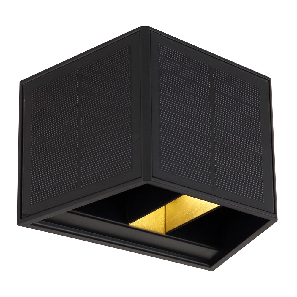 Lampe murale solaire Helion Noir Globo 9007371448012