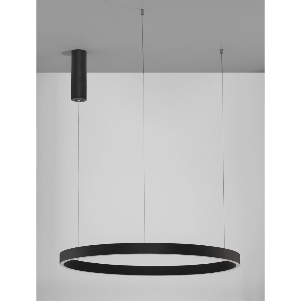 Suspension noire Elowen design Ø 80cm Lyora 5212017439093