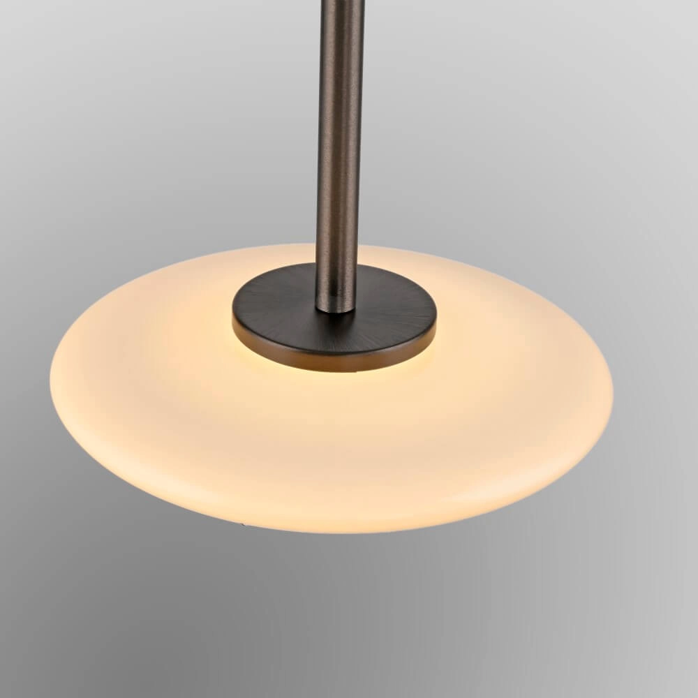 Lampe suspendue 3 lumières Pure Vitrum marron de créateur Paul Neuhaus 4012248382639