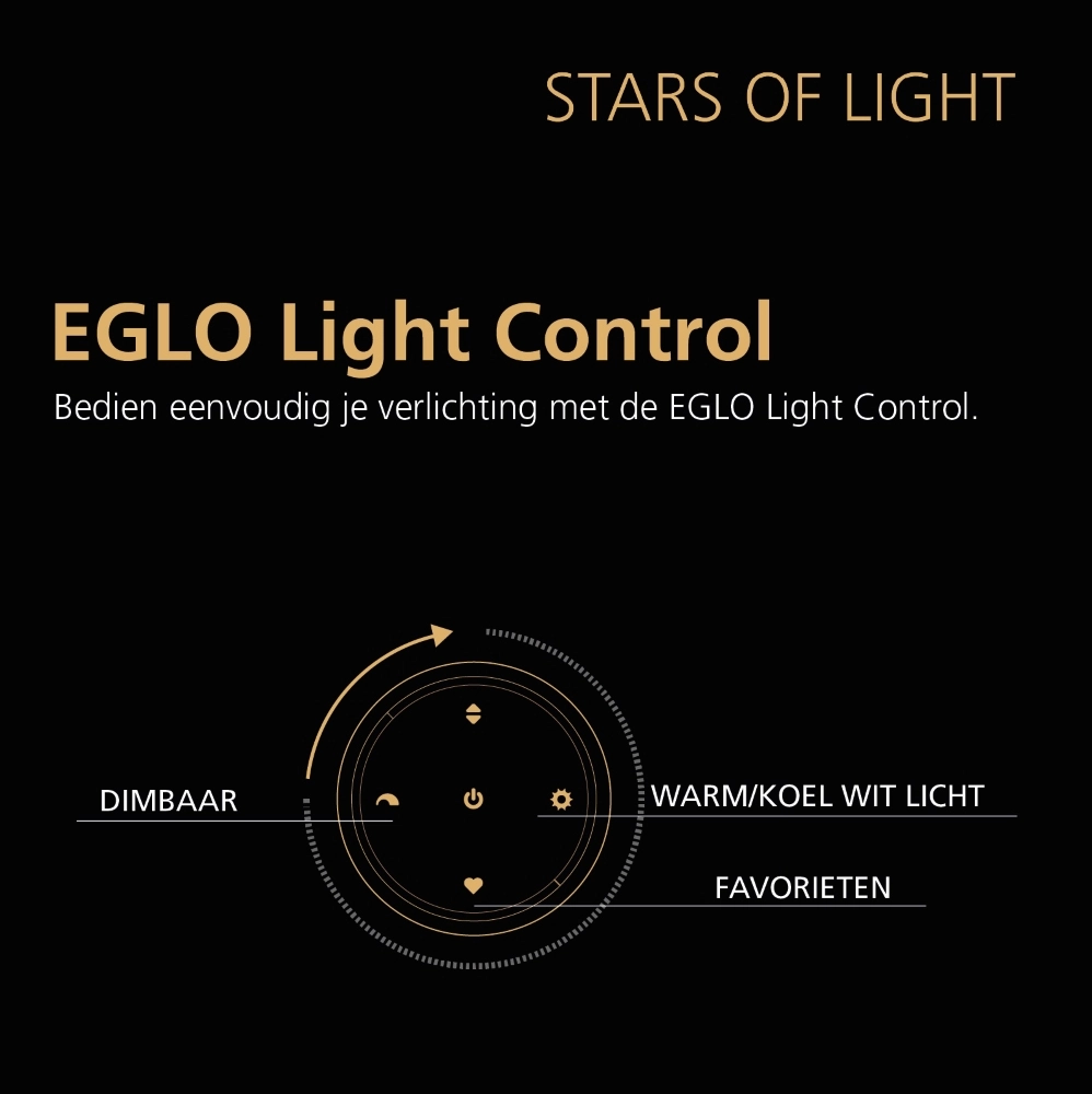 Ceiling lamp Menorca Grey with remote control Stars of Light 9008606359974