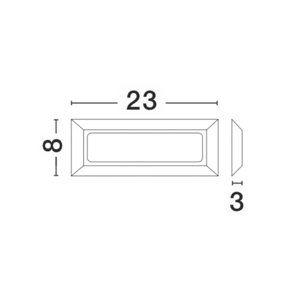 Applique murale élégante Pulsar 4W Gris Lyora 5212017413055