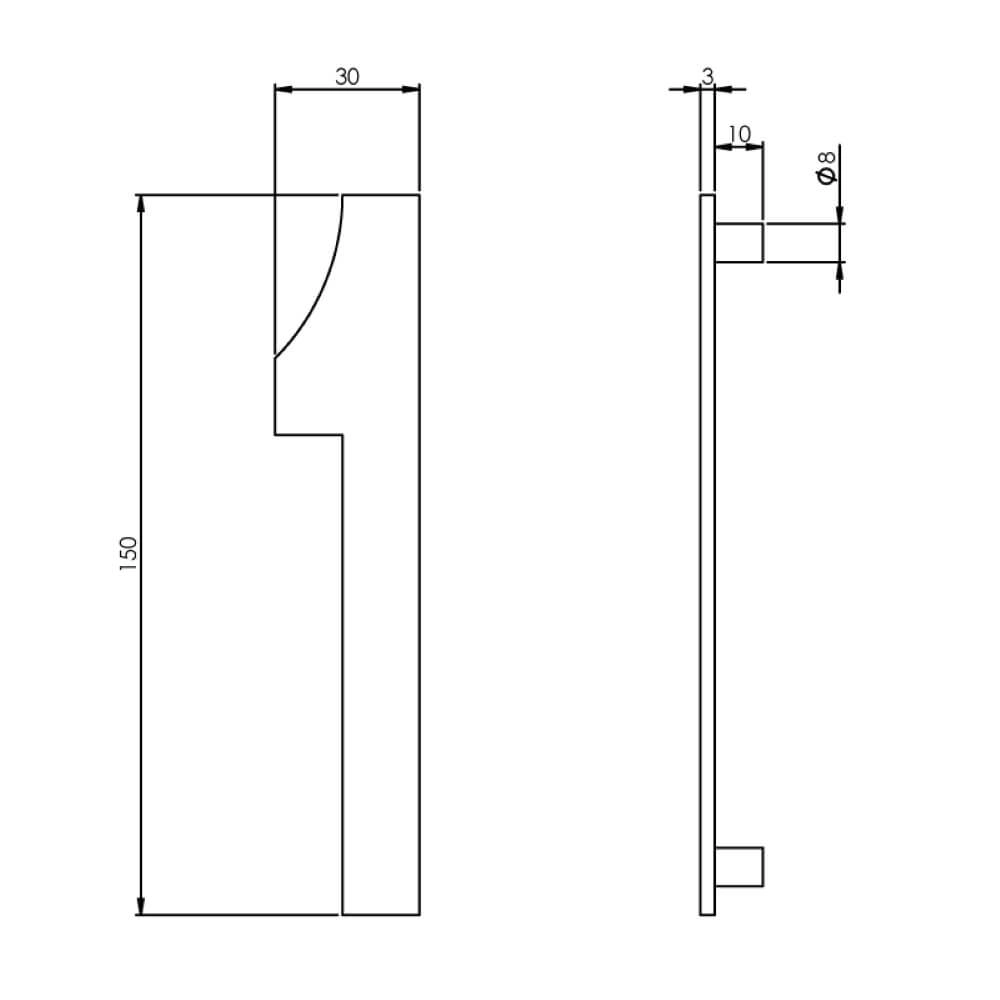 Maison numéro 1 Numbra Acier inoxydable 15cm Intersteel 8714186058299