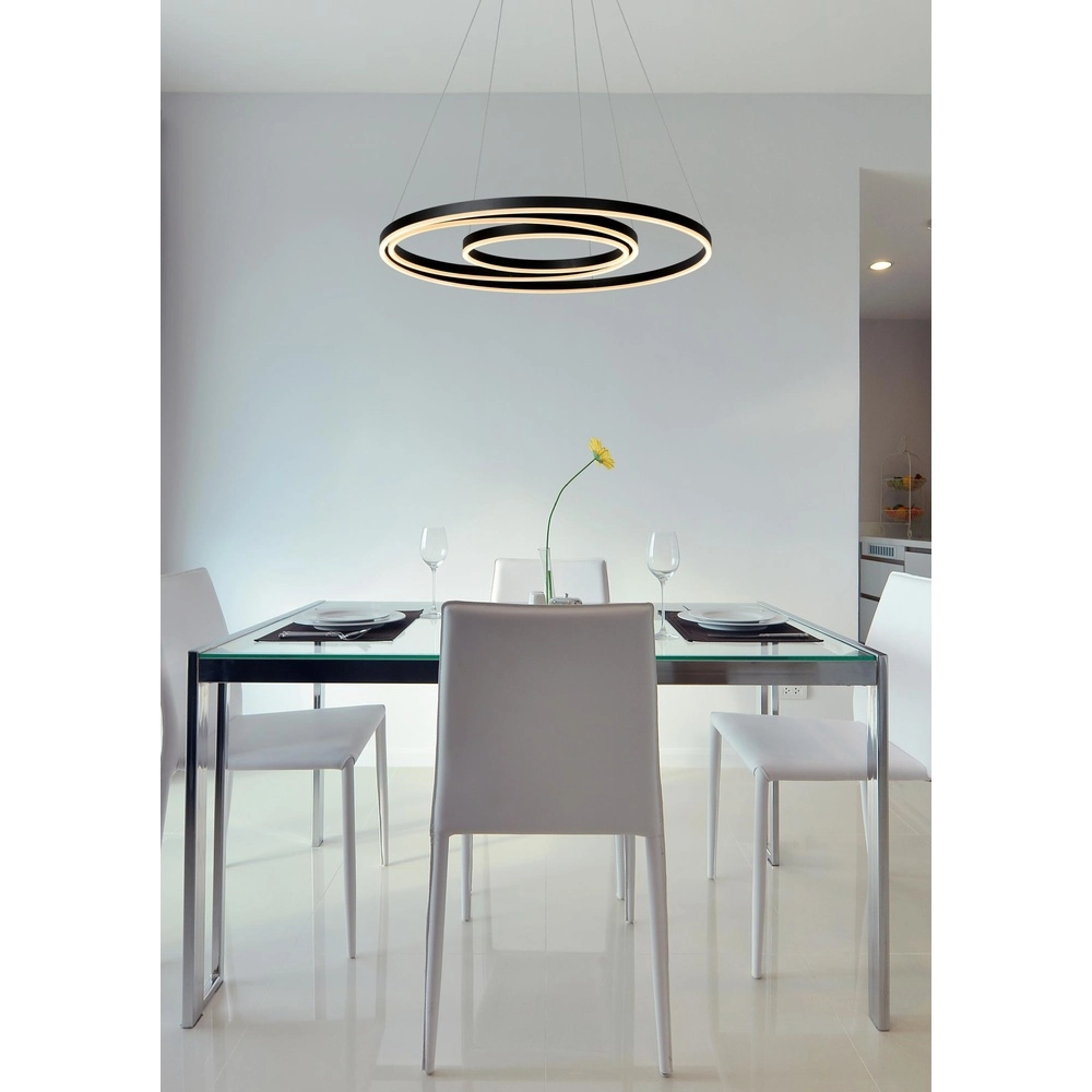 Lampe pendante moderne Triniti Noir dimmable Lucide 5411212460714
