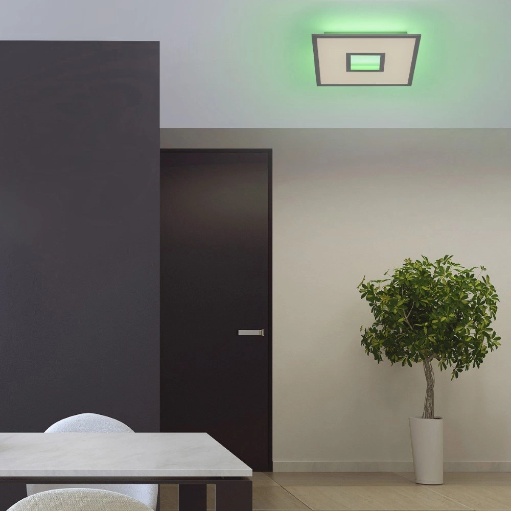 Plafonnier carré Recess Just Light 4043689967550