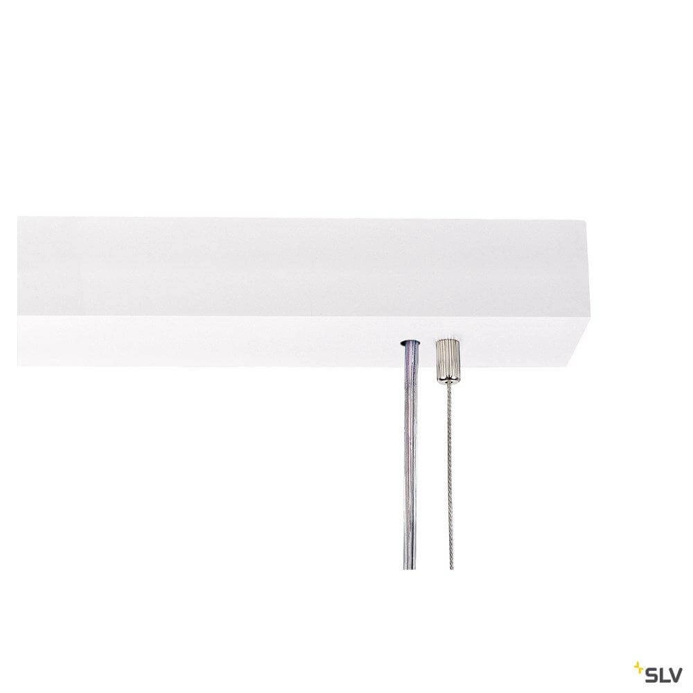 Lampe suspendue de bureau LED Worklight Dali 57w - 4000K - 120cm blanc SLV 4024163254588