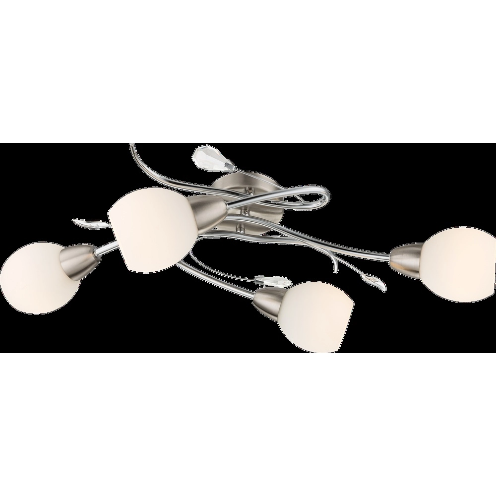Lampe de plafond Lilly Nickel classique Globo 9007371313594