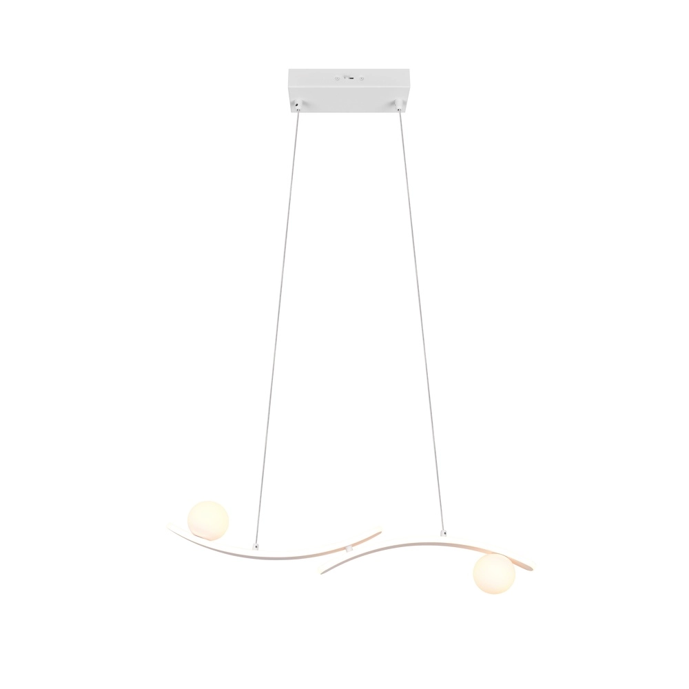 Lampe pendante de conception Napoli Blanc Trio 4017807683509