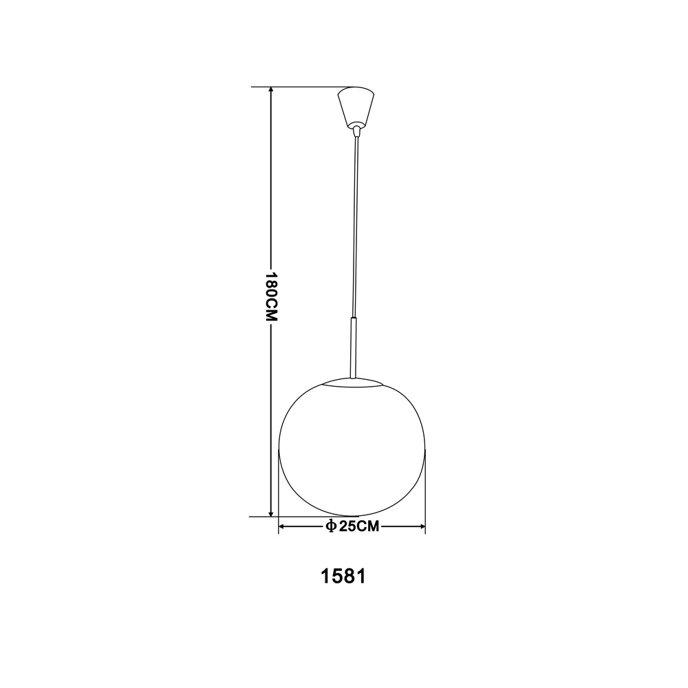 Lampe pendante de conception Balla nickel avec blanc Ø 25cm Globo 9007371129409