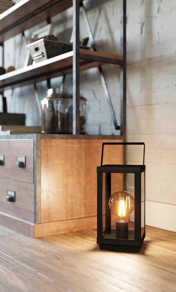Lampe de table noire Bradford 1 Eglo 9002759436230