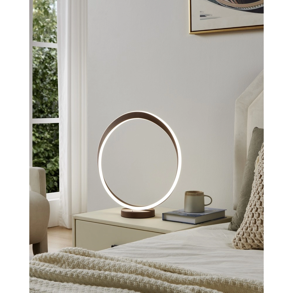 Lampe de table de conception Camerota Bronze foncé Eglo 9008606391257