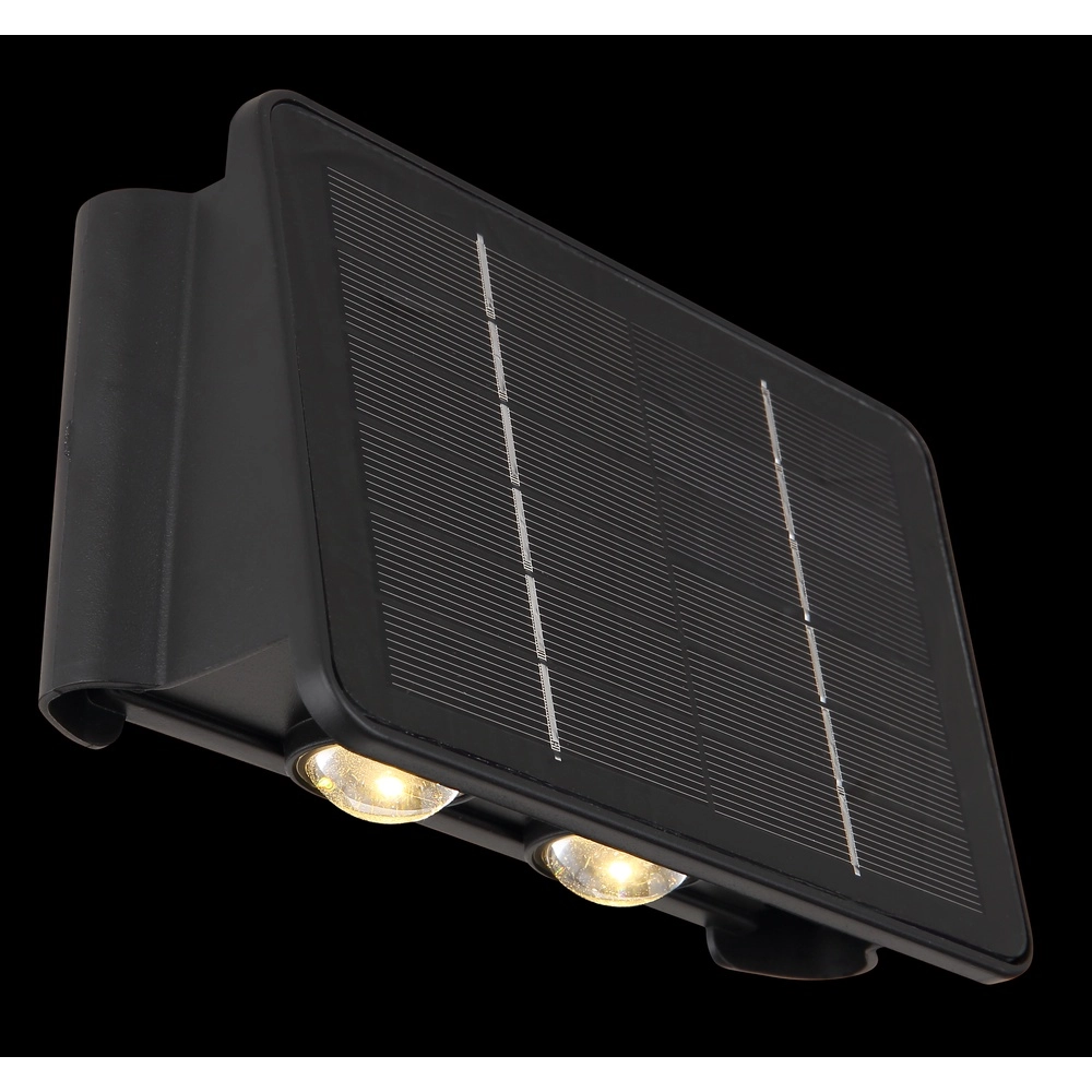 Lampe murale solaire Lutron Noir Globo 9007371451012