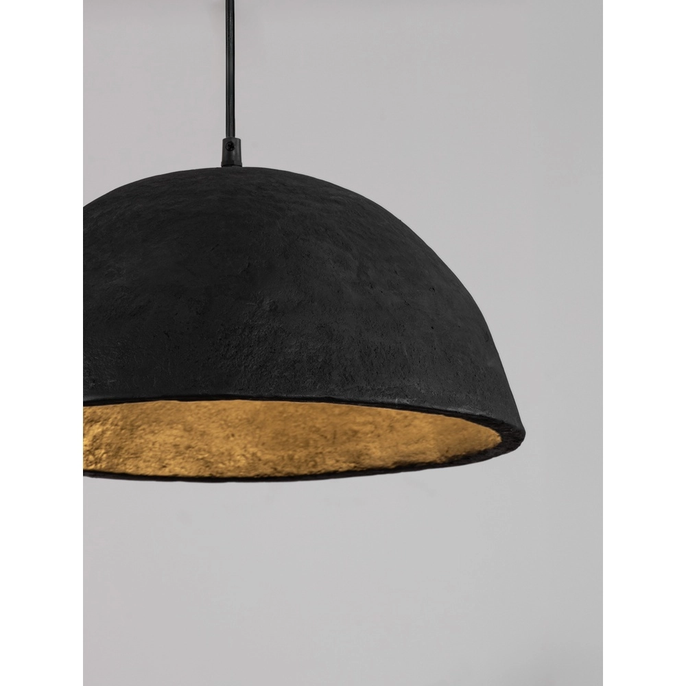 Suspension noire Talcum Ø 42cm Lyora 5212017468277