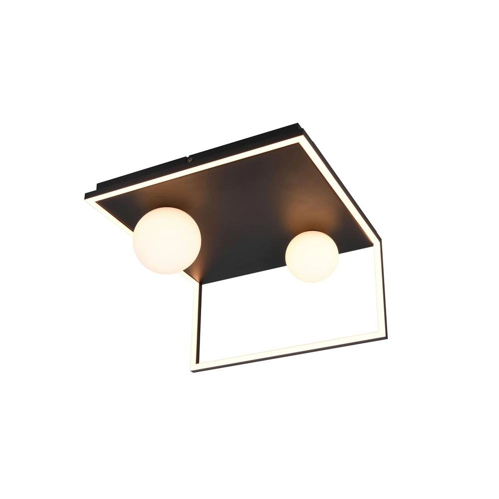 Lampe de plafond à design Arola Noir Trio 4017807683578