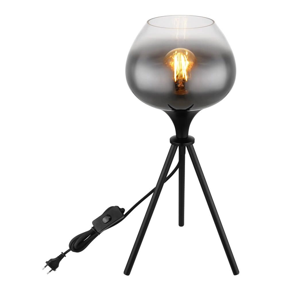 Lampe de table noire Maxy Ø 24cm Globo 9007371444403