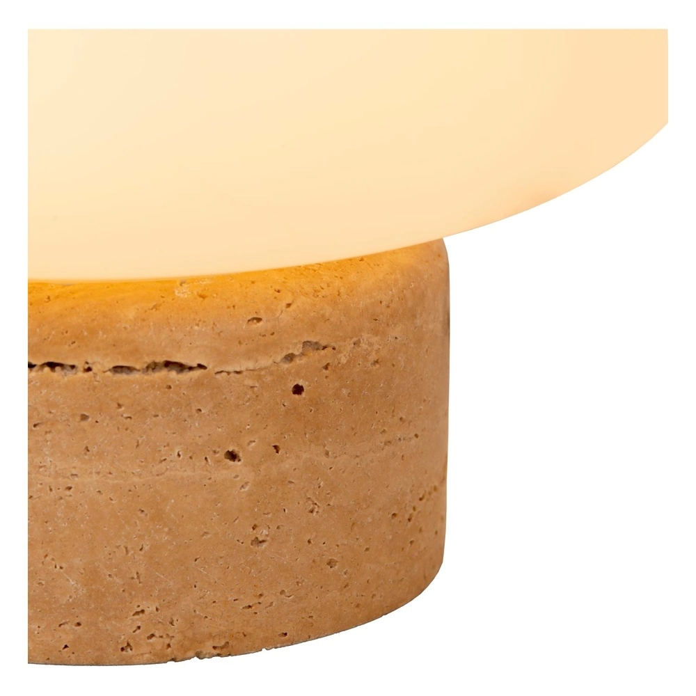 Lampe de table Japandi Anston Opal Lucide 5411212051615