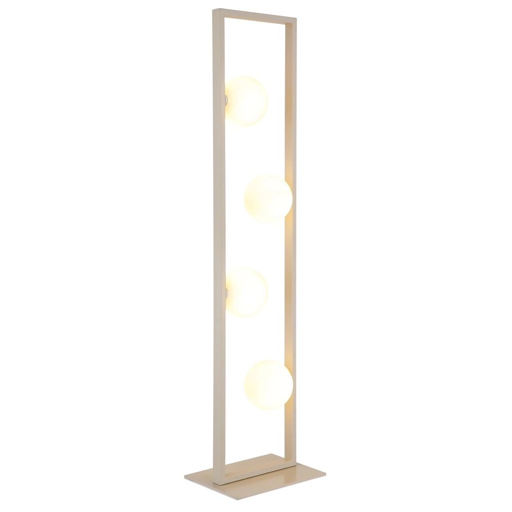 Lampadaire de conception Nanda brun sable
