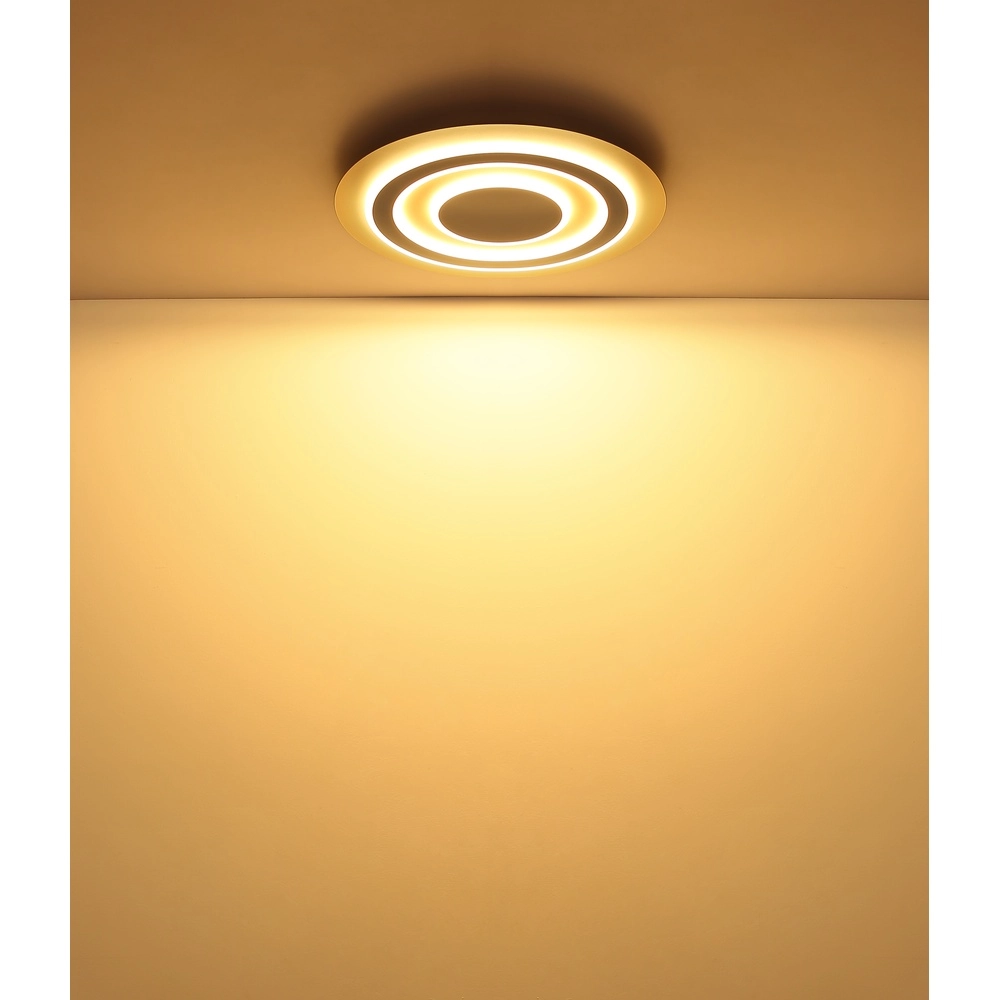 Plafonnier design Jayden brun sable Ø 48cm Globo 9007371586004