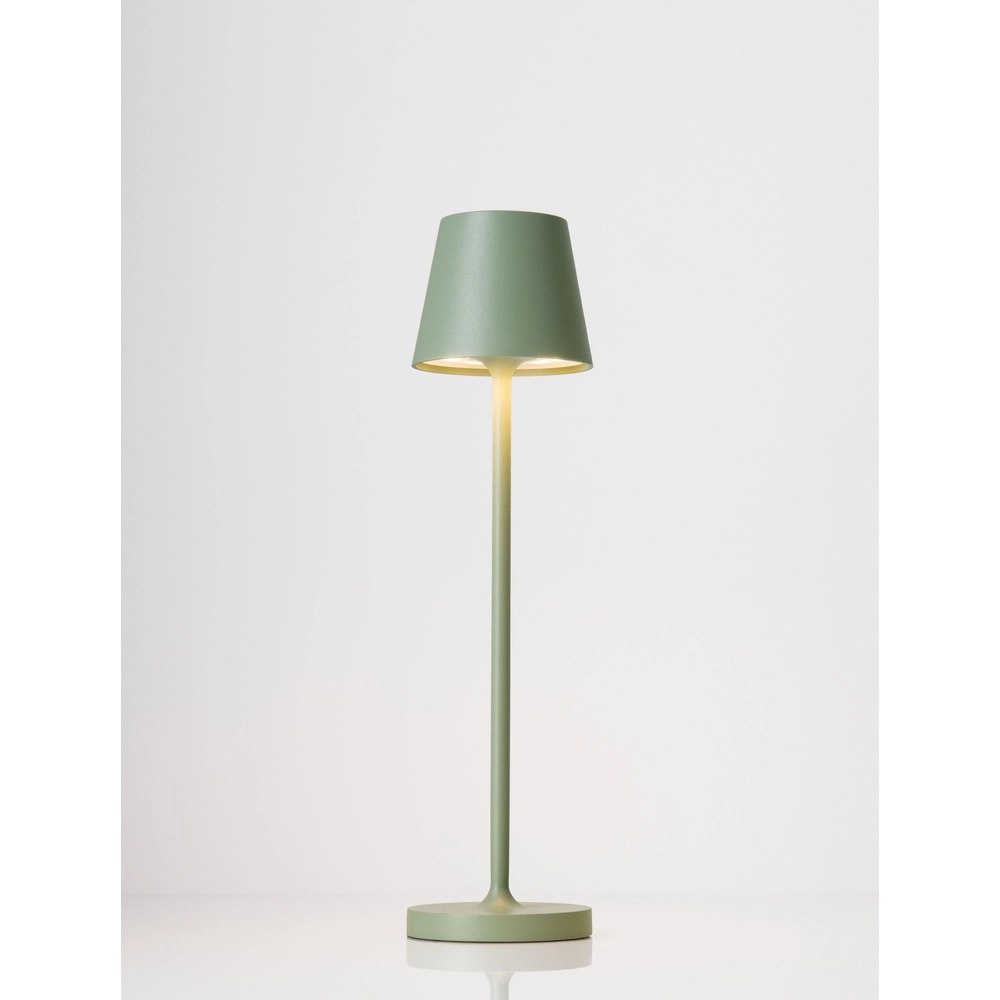 Lampe de table Petit vert olive rechargeable