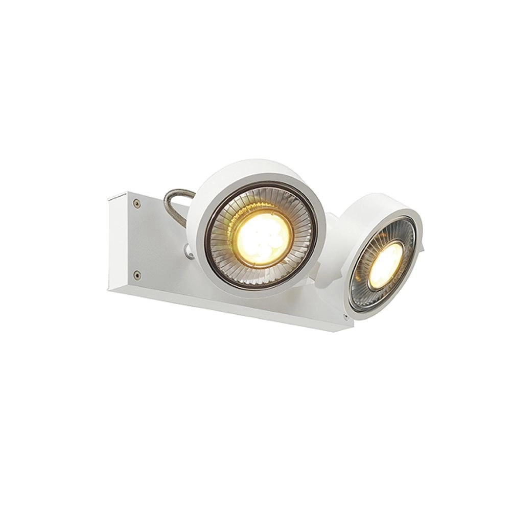 spot Kalu 2 QPAR111 2 lumières blanc SLV 4024163142427