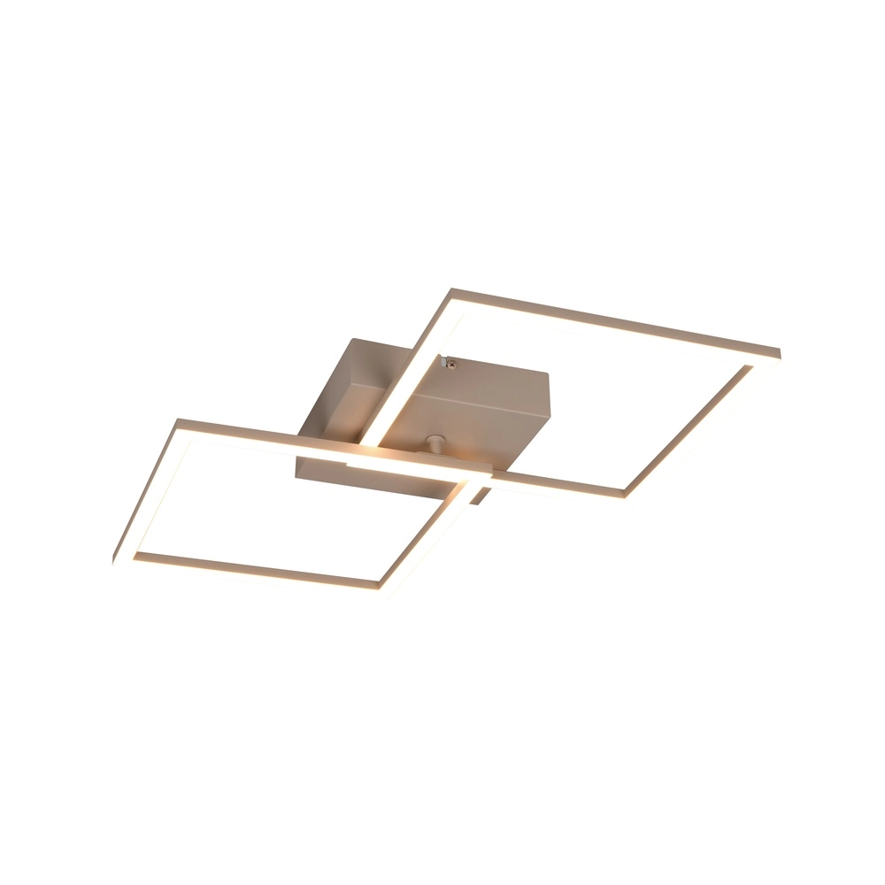 Lampe de plafond moderne Trail 60 cm brun sable