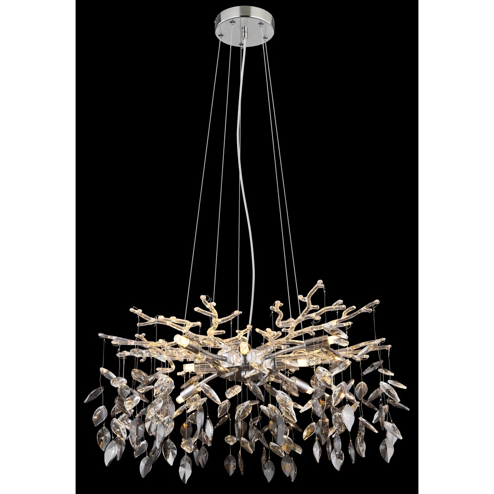 Lampe suspendue Danna Chrome Globo 9007371457809