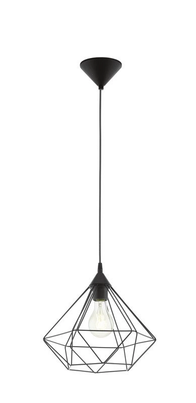 Lampe à suspension Tarbes 32 cm noir Eglo 9002759941888