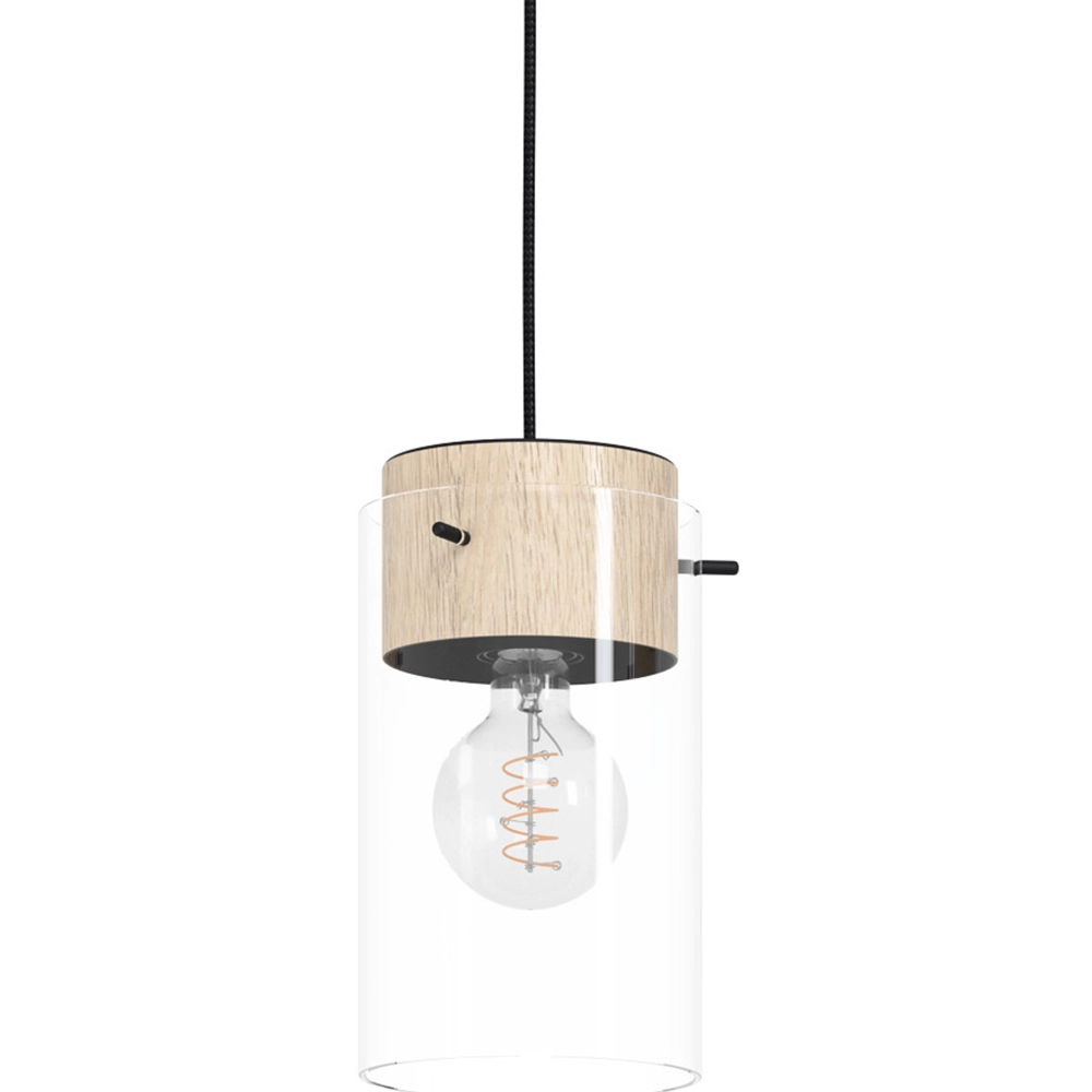 Lampe suspendue pour salle à manger Madreselva avec du verre Eglo 9002759435462