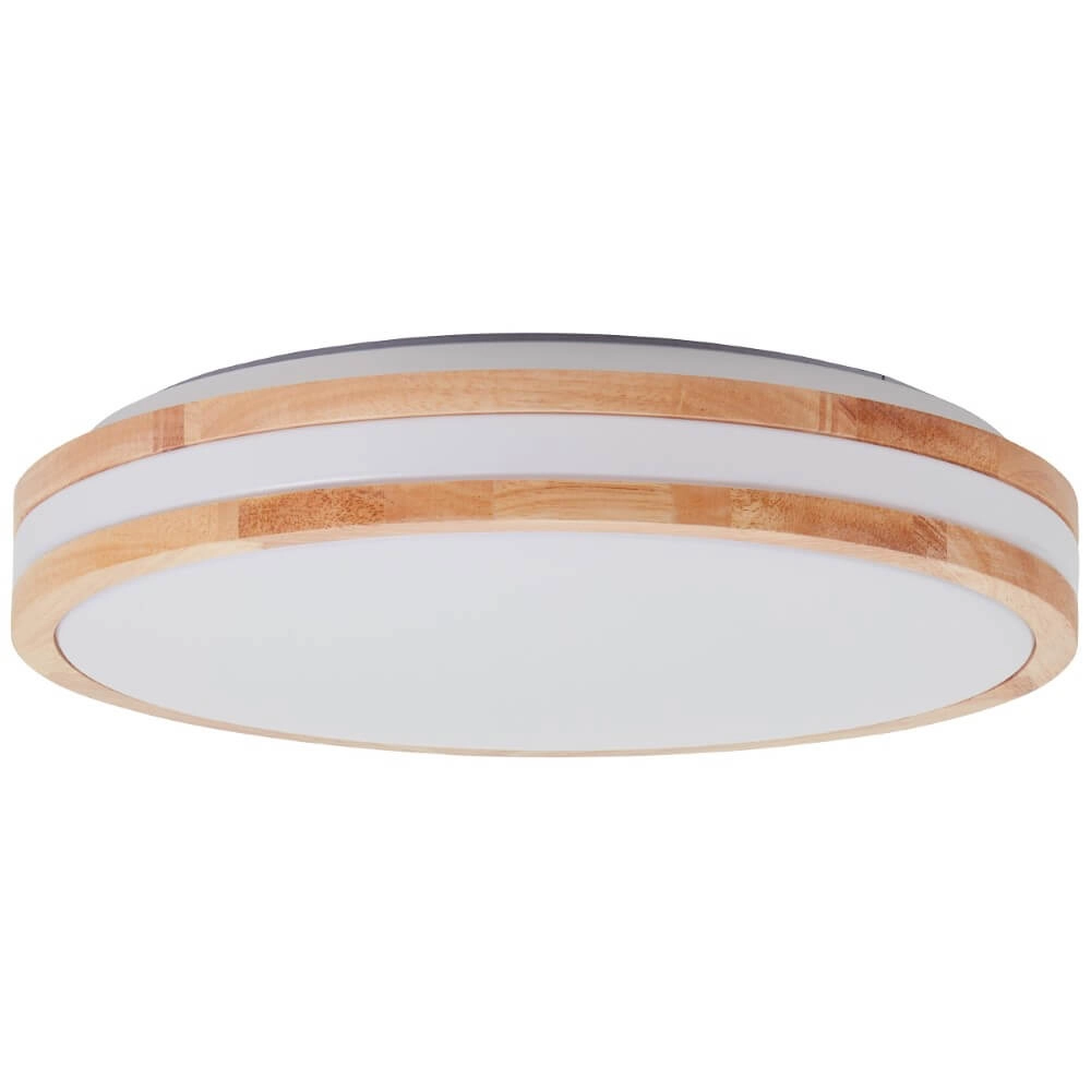 Plafonnier en bois Laskos Ø 38 cm Brilliant 4004353396236