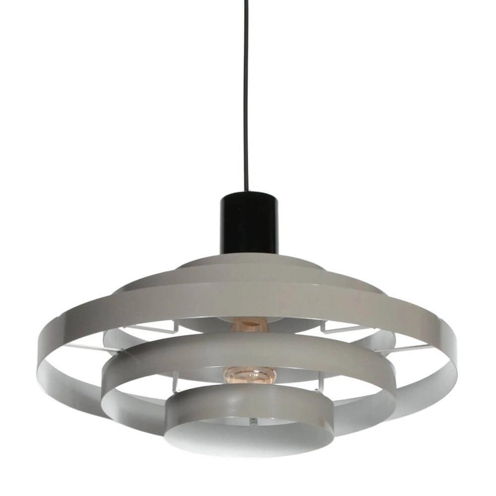 Suspension design Halo Cirque gris Ø 50cm Suspension design Halo Cirque gris Ø 50cm