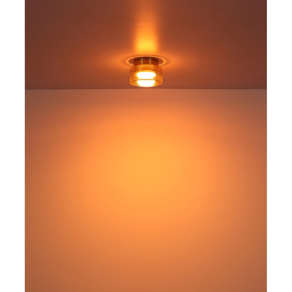 Lampe de plafond à design Higgins Or Globo 9007371525812