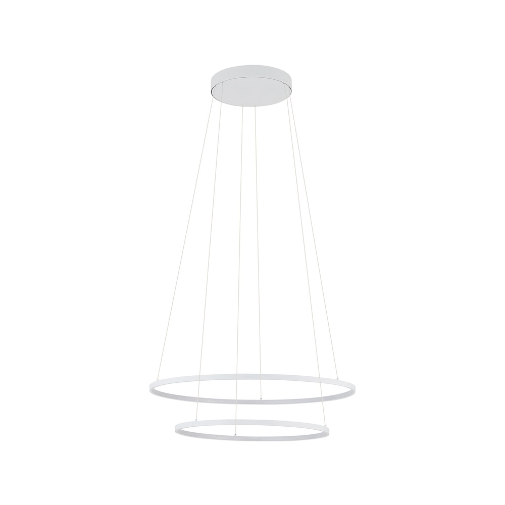 Lampe pendante de conception Circolo Led blanc Ø 60cm