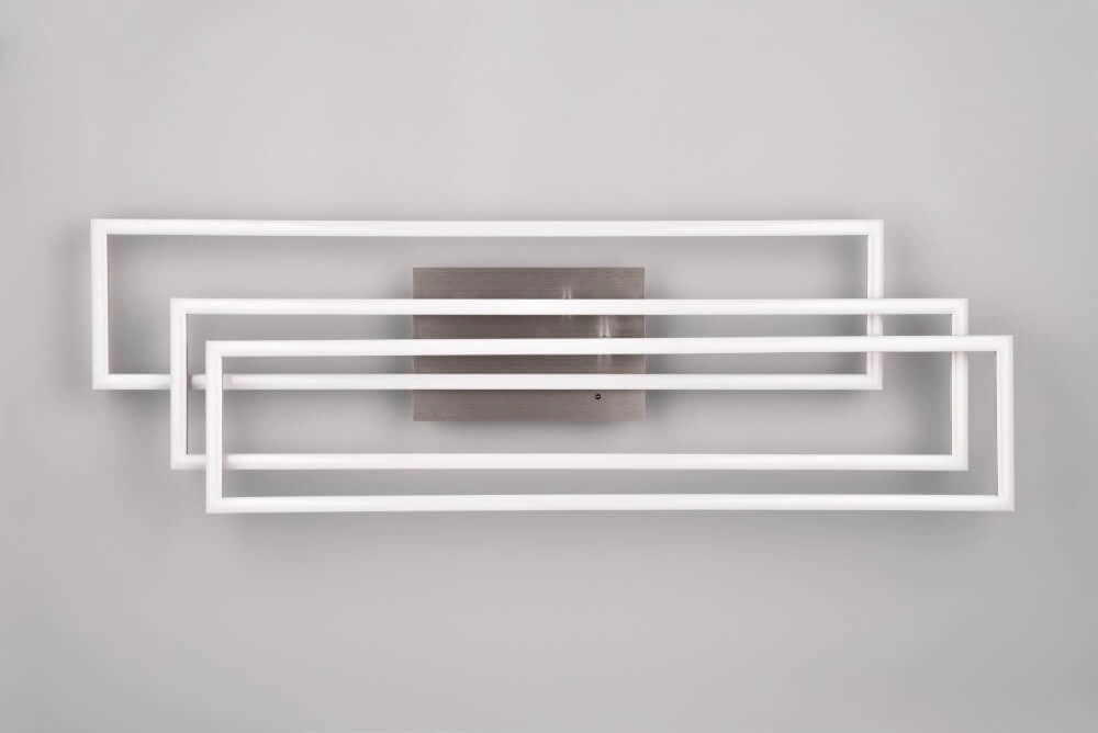 Plafonnier en nickel Corso conception Trio 4017807572667