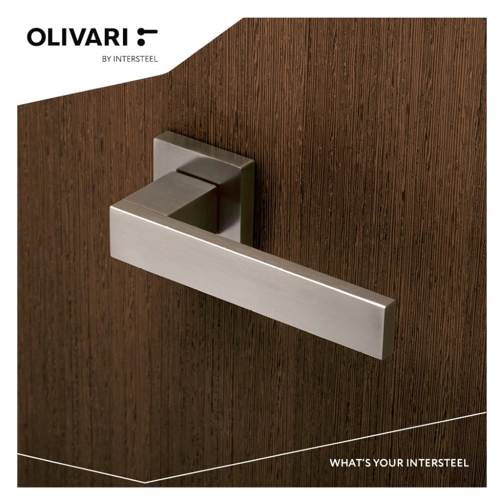 Poignée de porte design Diana chrome mat Olivari 8714186477175