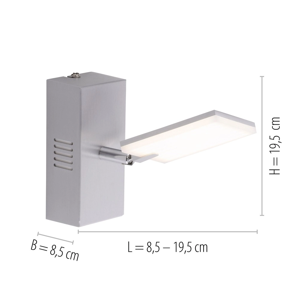 Lampe murale LED Pure Mira Switch - Diamant Paul Neuhaus 4012248358856