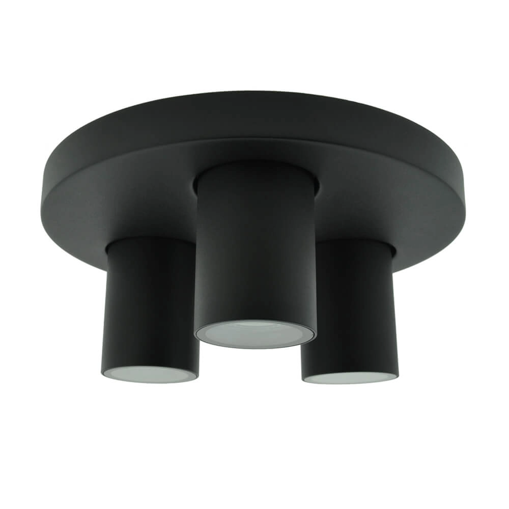 Spot de salle de bain noir Seller - IP44 3 lumières Lyora 5053423187761