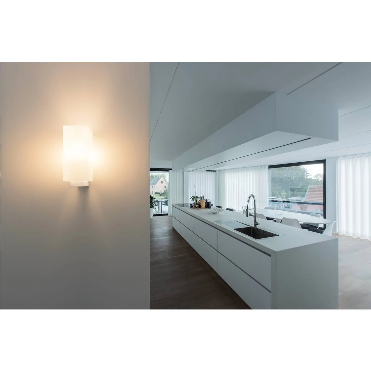 Applique Quadrass 28 cm blanc SLV 4024163235884