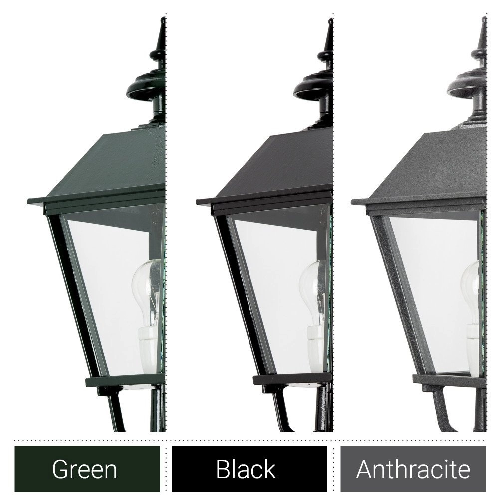 Lampe d'extérieur Preston avec détecteur de mouvement - noir KS 8714732118545