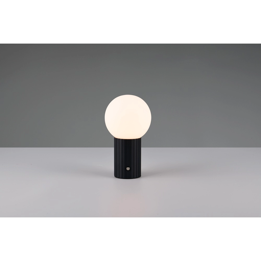 Lampe de table rechargeable Tauris noir et blanc Trio 4017807643480