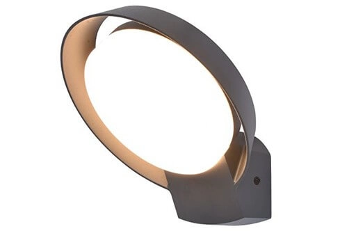 Lampe d'extérieur ronde Polo conception anthracite Lampe d'extérieur ronde Polo conception anthracite