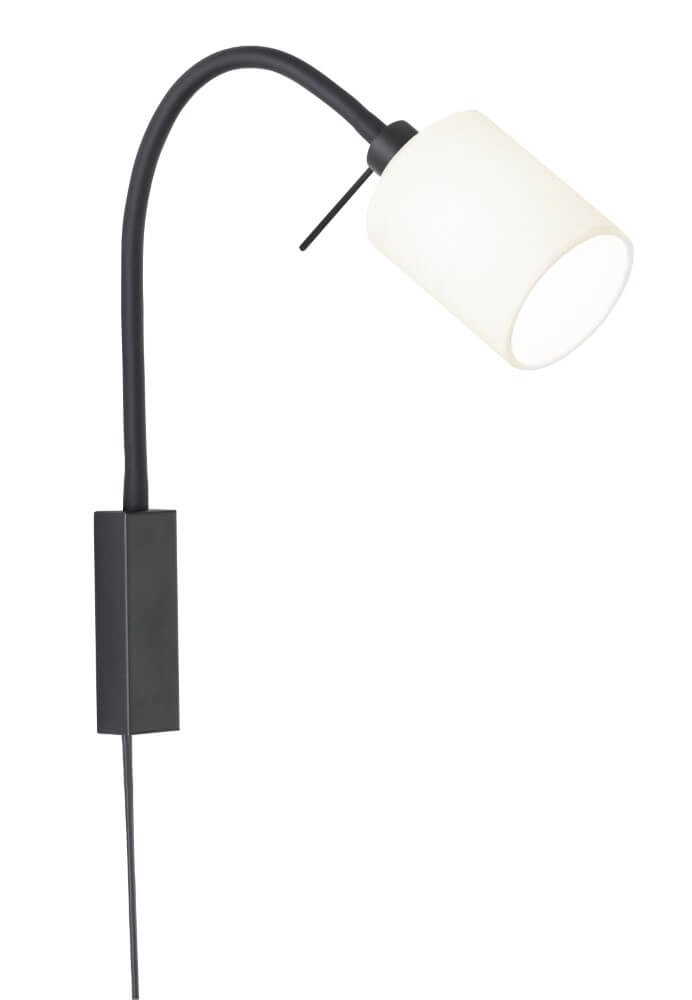 Lampe de chevet Maui capuche blanche