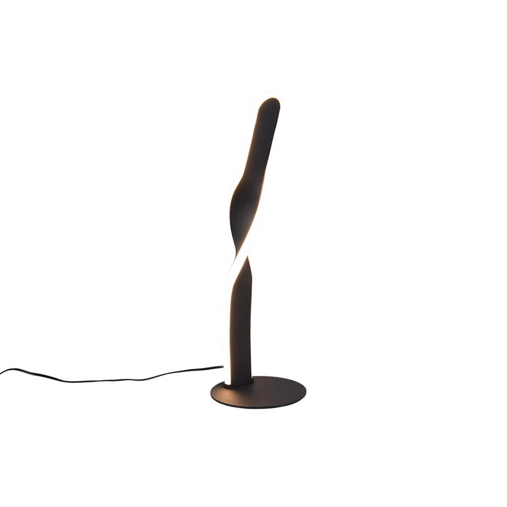 Lampe de table design Ginko noir