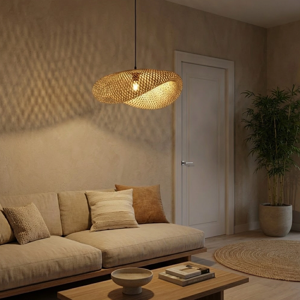 Suspension en bambou Adaline 76cm