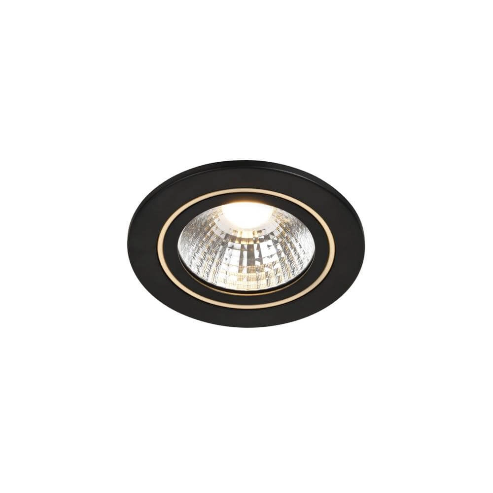 Spot encastrable rond Alec noir Nordlux 5704924006968