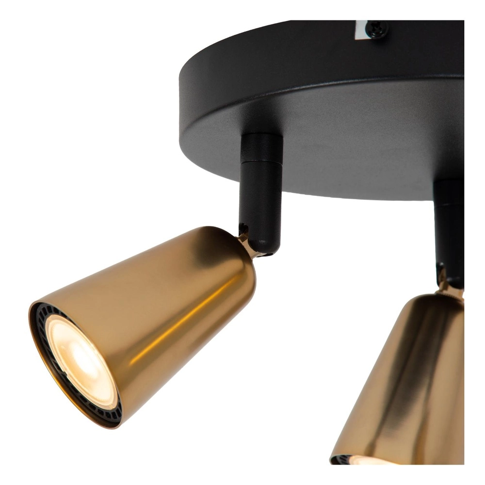 Projecteur de plafond Tiana Champagne 3 lumières Lucide 5411212650405